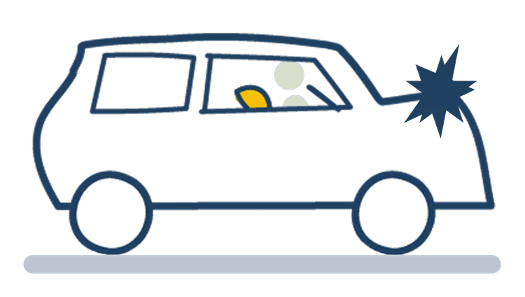 リース車両の傷・汚れ対処法を説明するイラスト